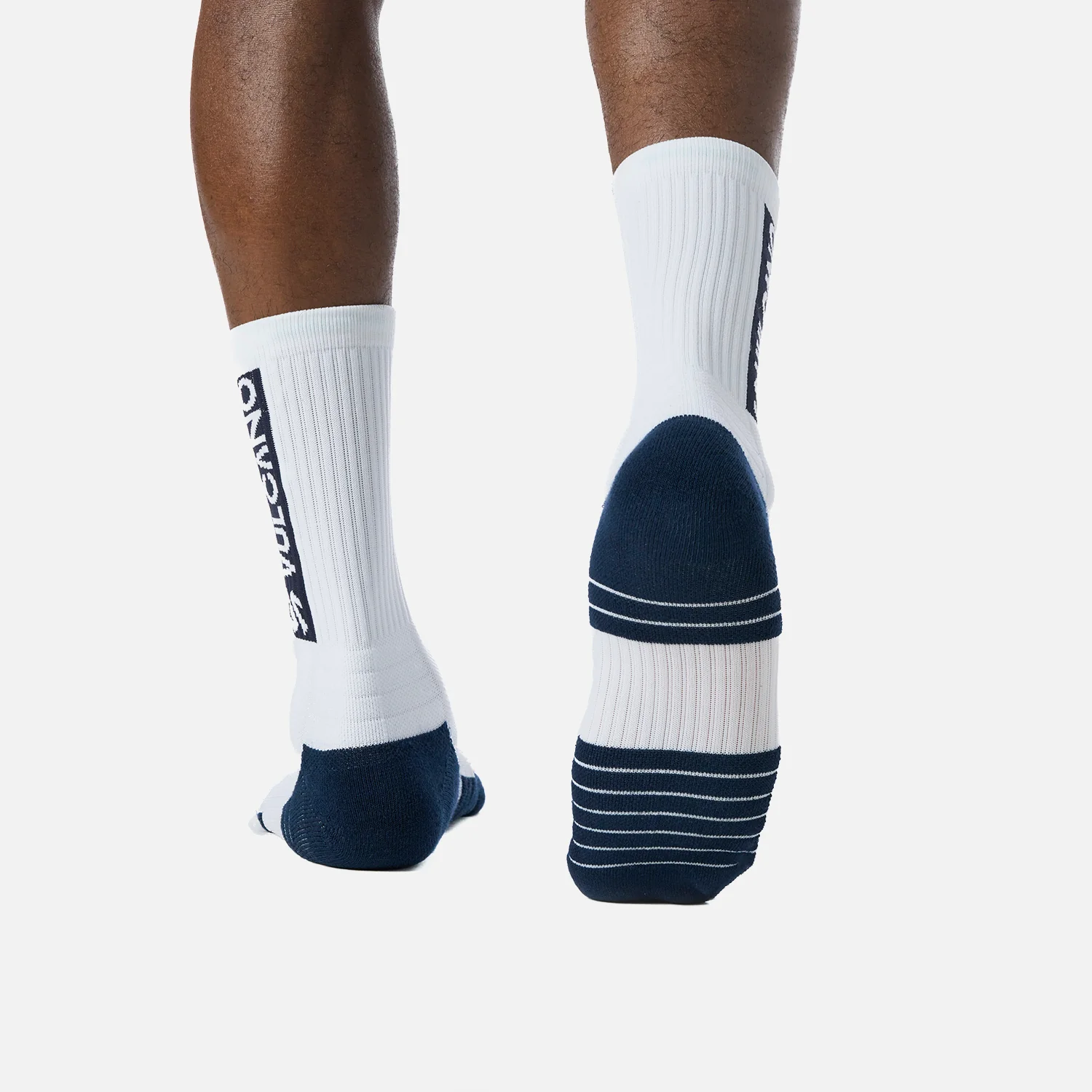 Calcetines Energic Duo Pack Mid Socks Beige / Blanco Vulcano - Image 6