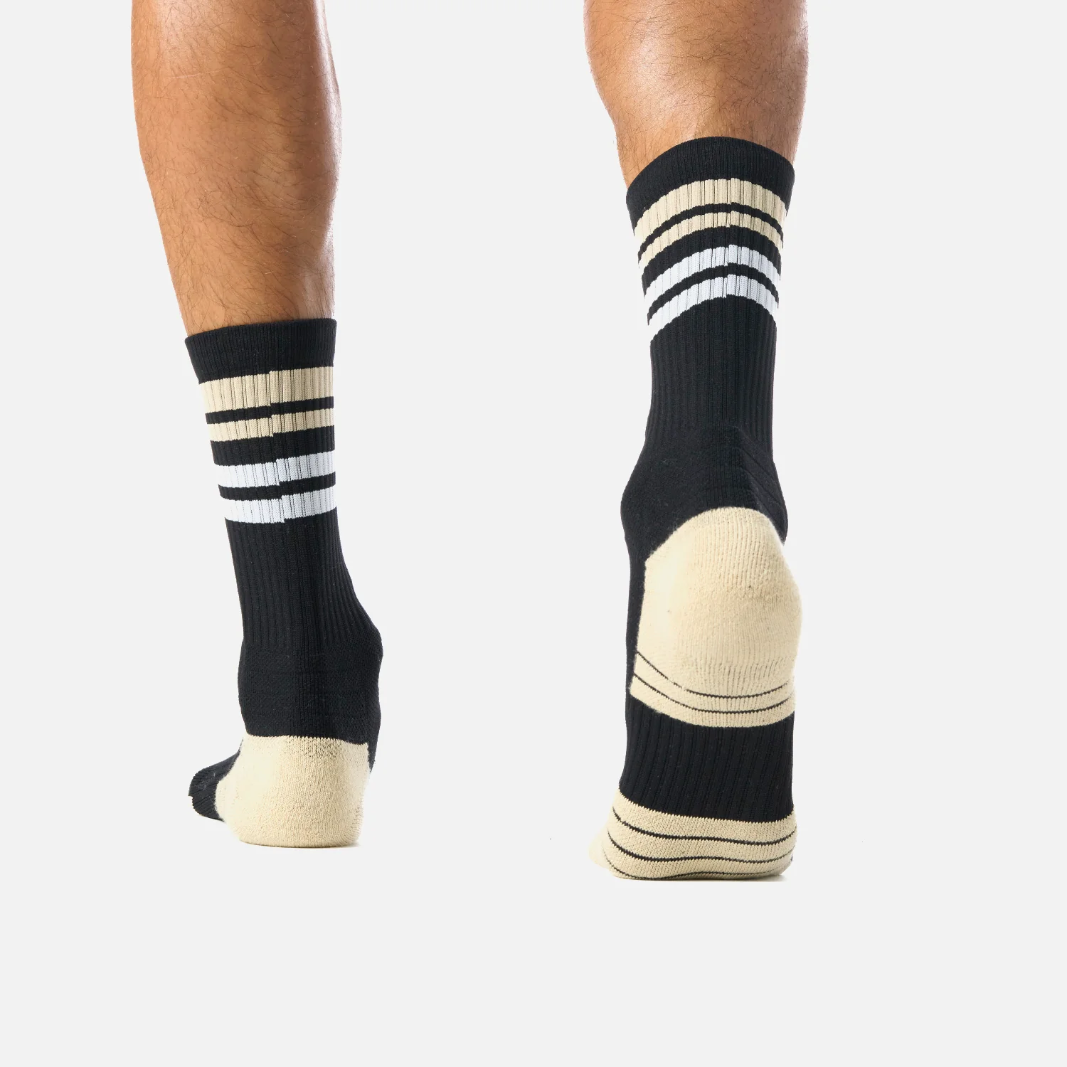Calcetines Energic Duo Pack Mid Socks Beige / Blanco Vulcano - Image 7