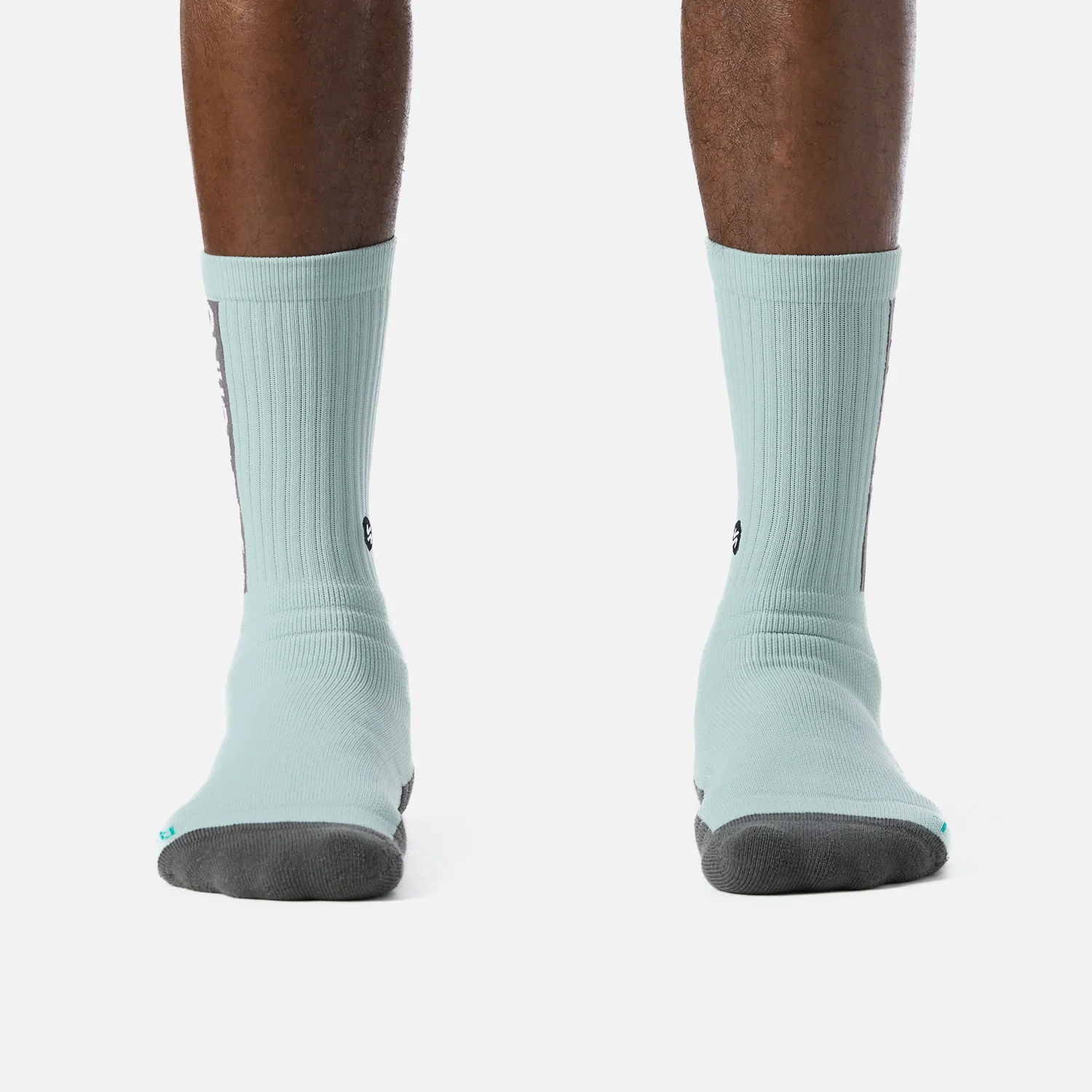 Calcetines Energic Duo Pack Mid Socks Blanco / Jade Vulcano - Image 3