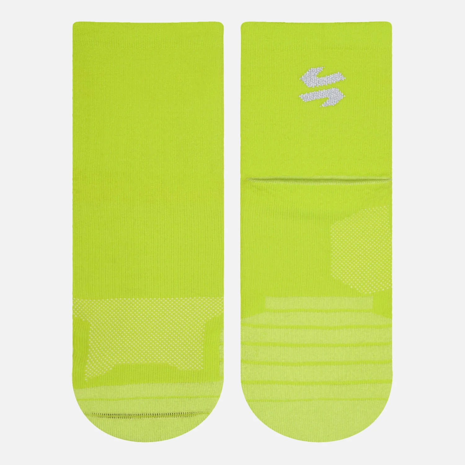 Calcetines Hombre Stride Running Mid Socks Verde Vulcano - Image 4