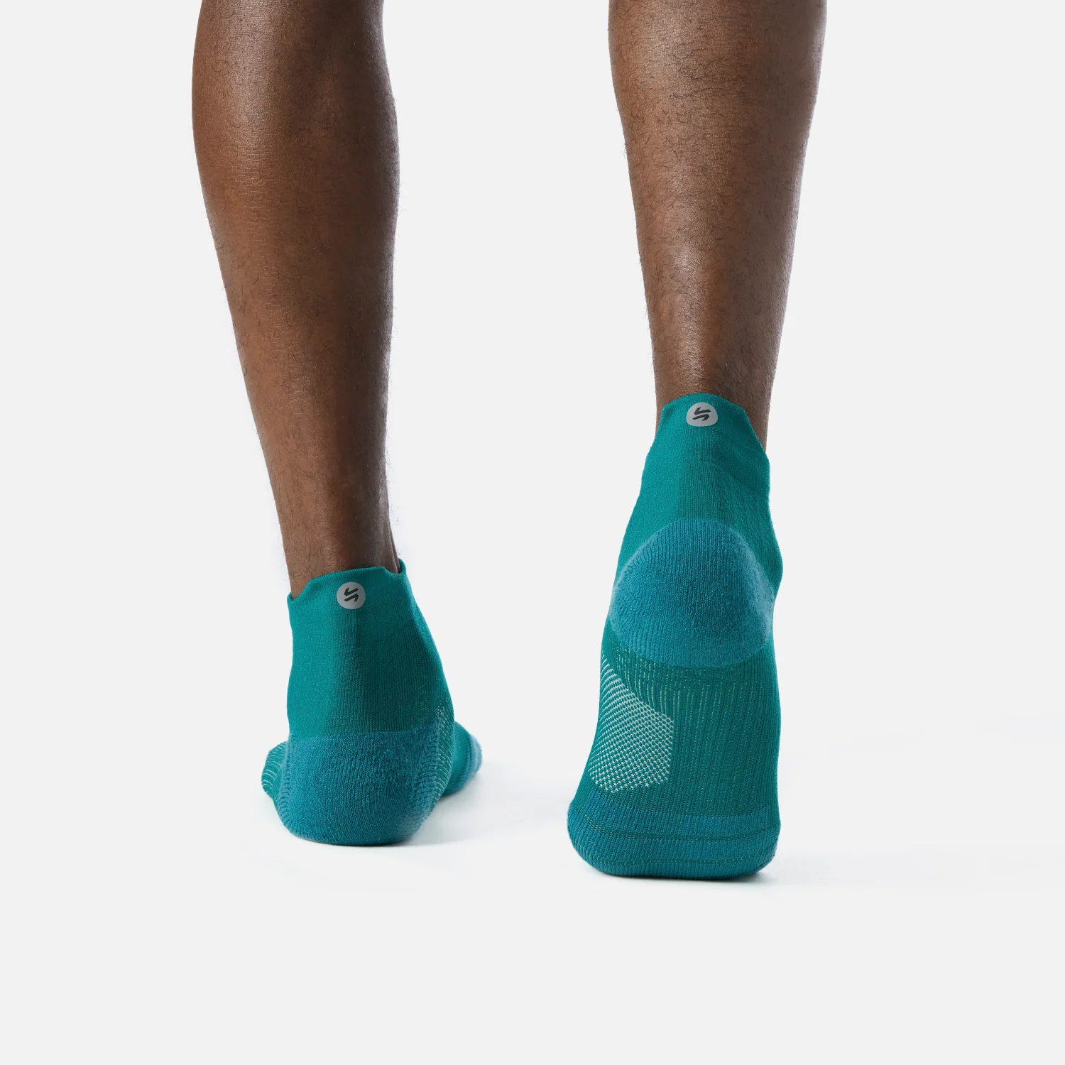 Calcetines Hombre Stride Running Short Turquesa Vulcano - Image 3