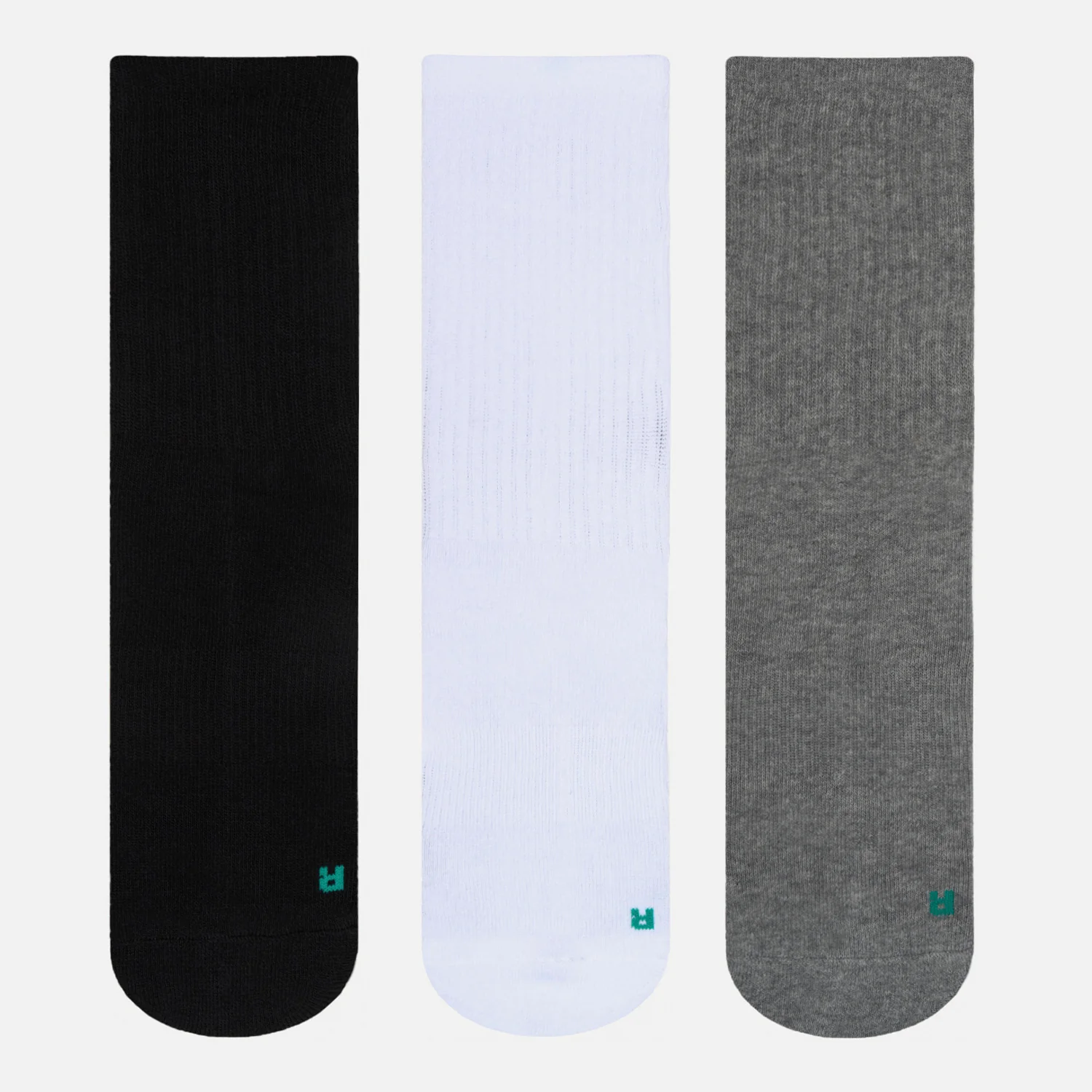 Calcetines Vulcano Essentials Pack Long Negro / Gris / Blanco Vulcano