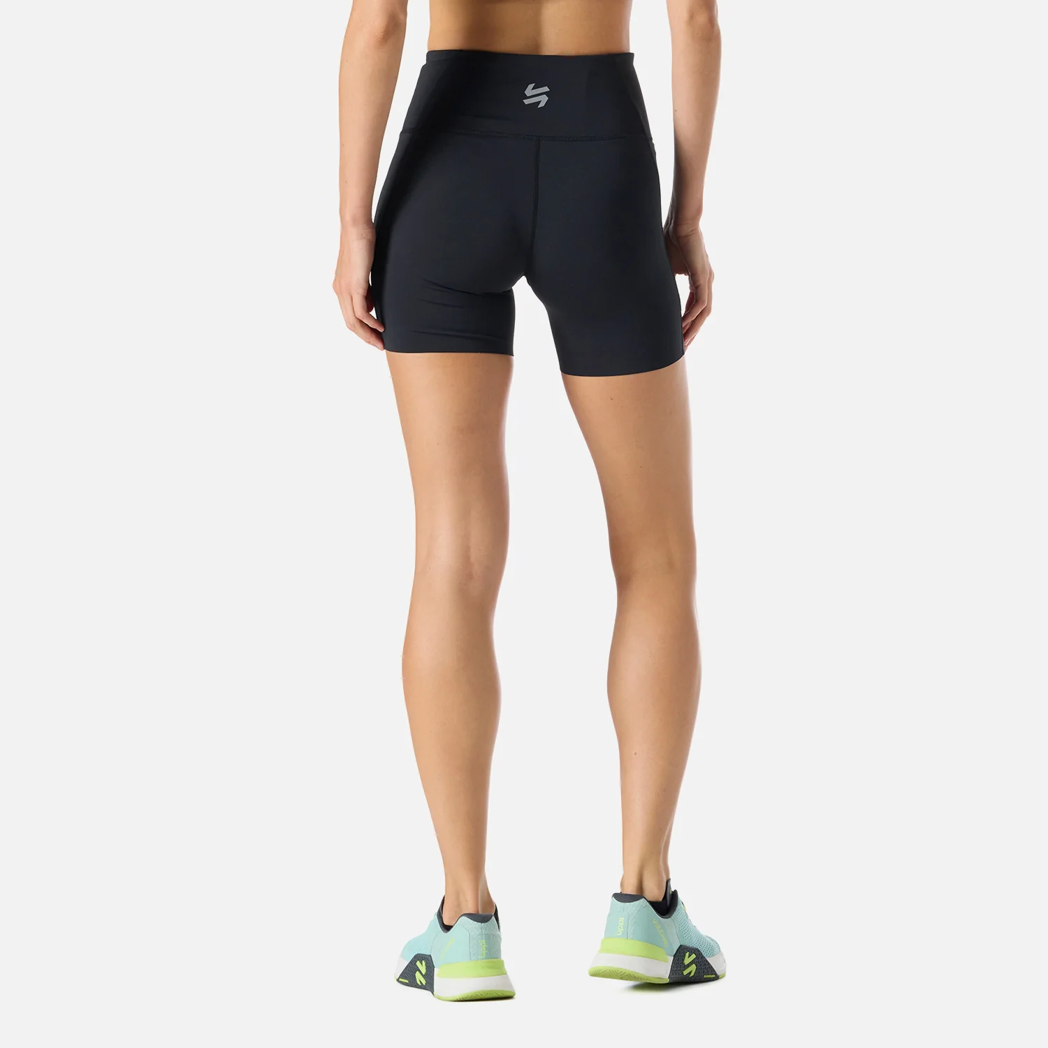 Calza Mujer Built To Move Compressive Short High Rise Leggins Negro Vulcano - Image 4