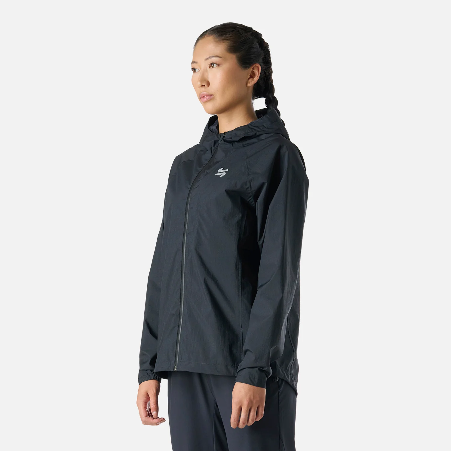 Chaqueta Mujer Built To Move Waterproof Jacket Negro Vulcano - Image 2