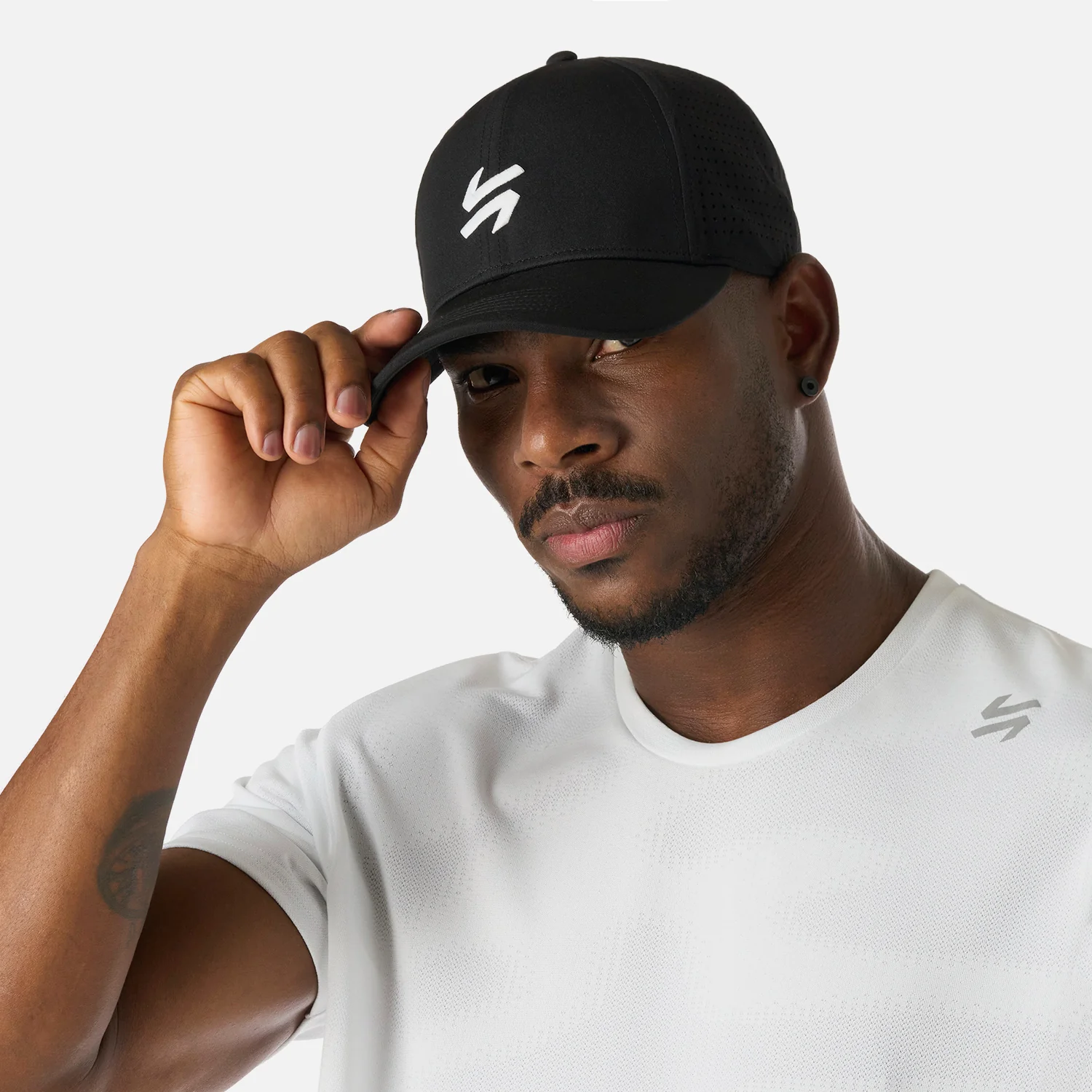 Jockey Energic Cap Negro Vulcano - Image 2