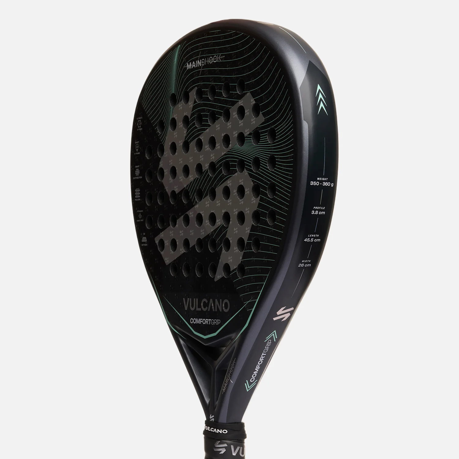 Pala Mainshock Padel Racket Gris Vulcano - Image 4