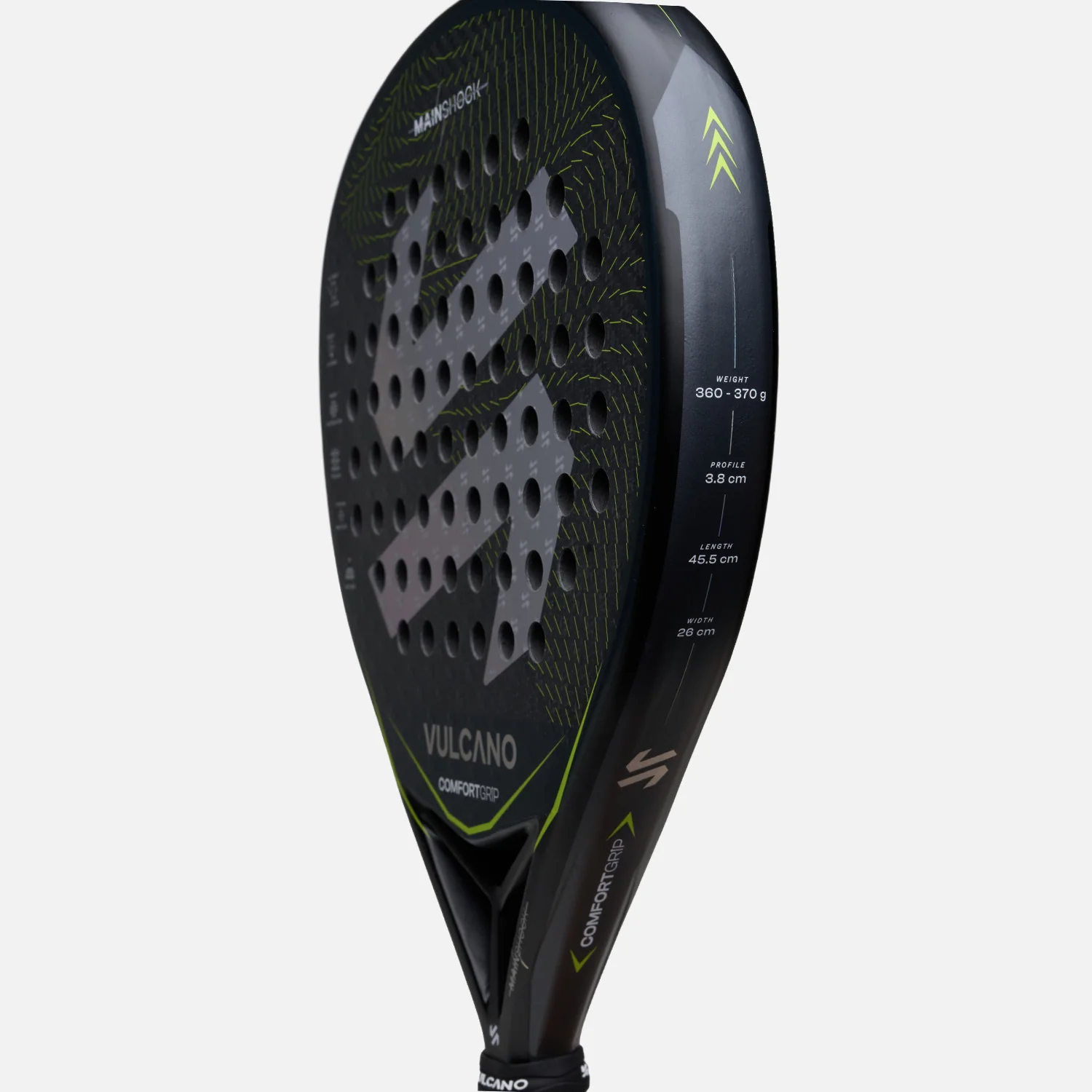 Pala Mainshock Padel Racket Negro Vulcano - Image 4