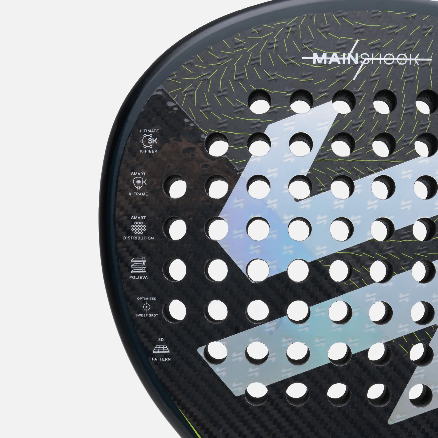 Pala Mainshock Padel Racket Negro Vulcano - Image 6