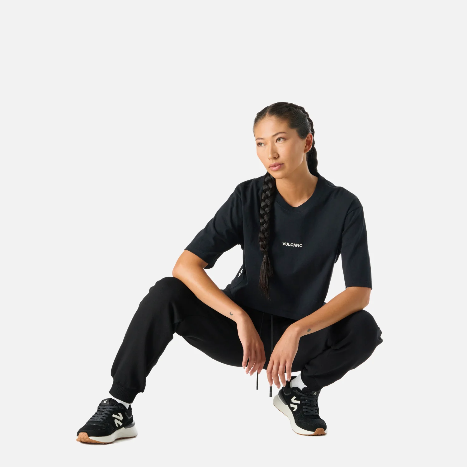 Pantalón Mujer Cool Down Jogger Pants Negro Vulcano - Image 7