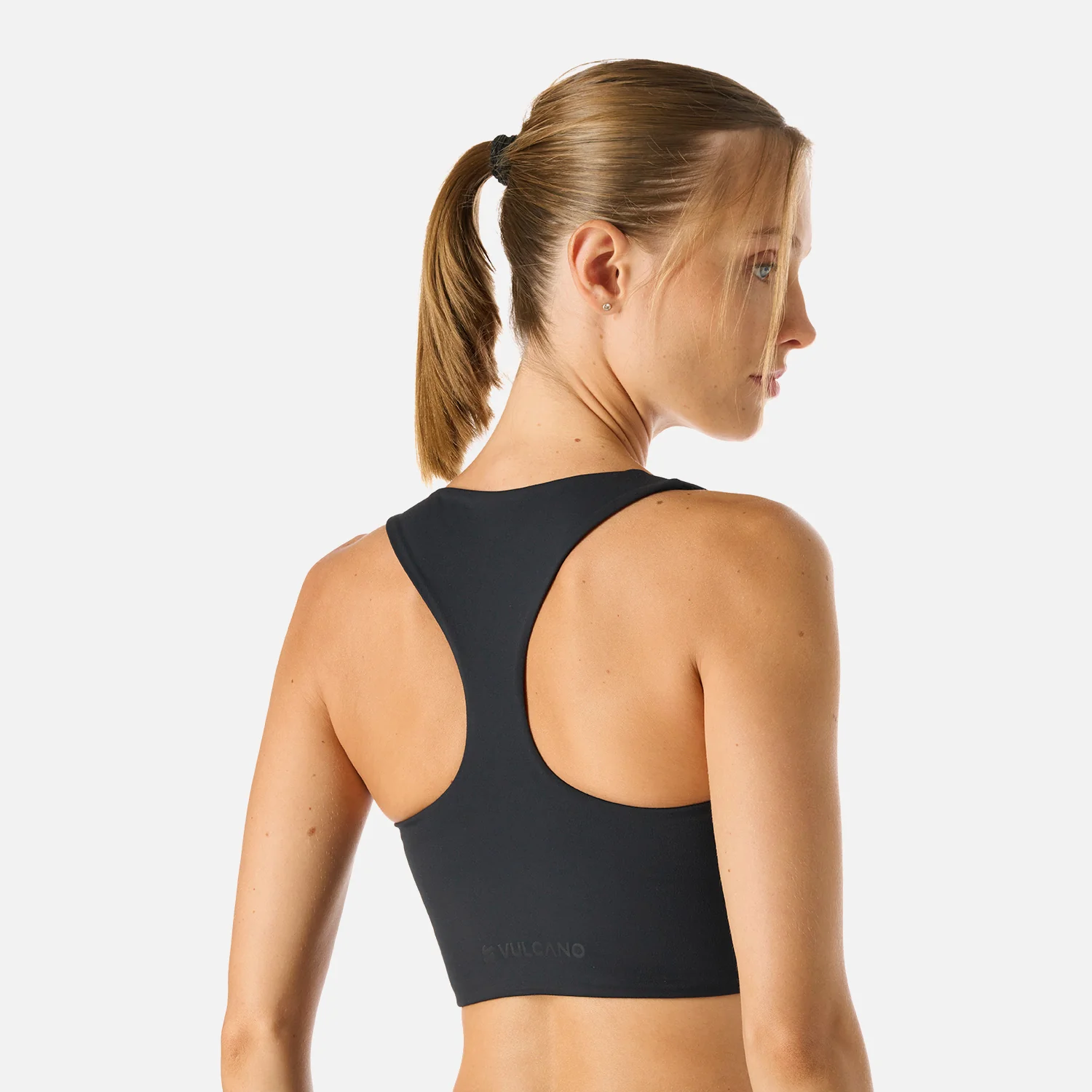 Peto Mujer Built To Move Light Support Bra Negro Vulcano - Image 5