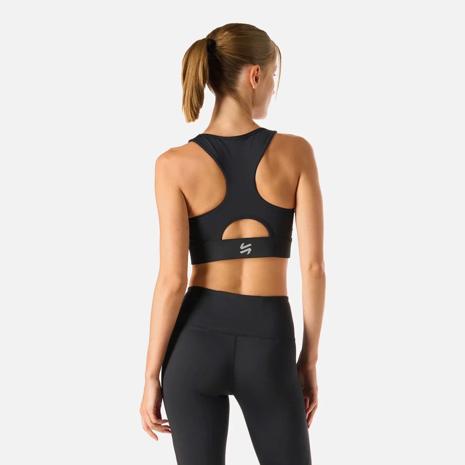 Peto Mujer Built To Move Medium Support Bra Negro Vulcano - Image 4
