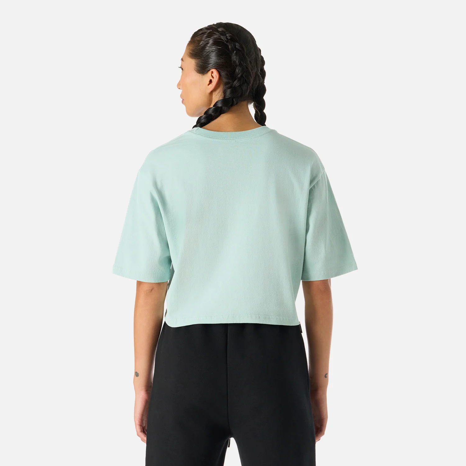 Polera Mujer Cool Down Crop T-Shirt Jade Vulcano - Image 4