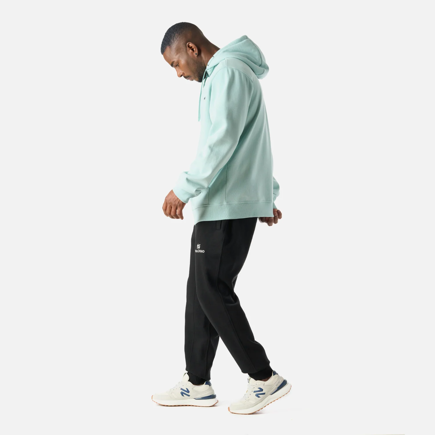 Polerón Hombre Cool Down Full Zip Sweatshirt Hoody Jade Vulcano - Image 3