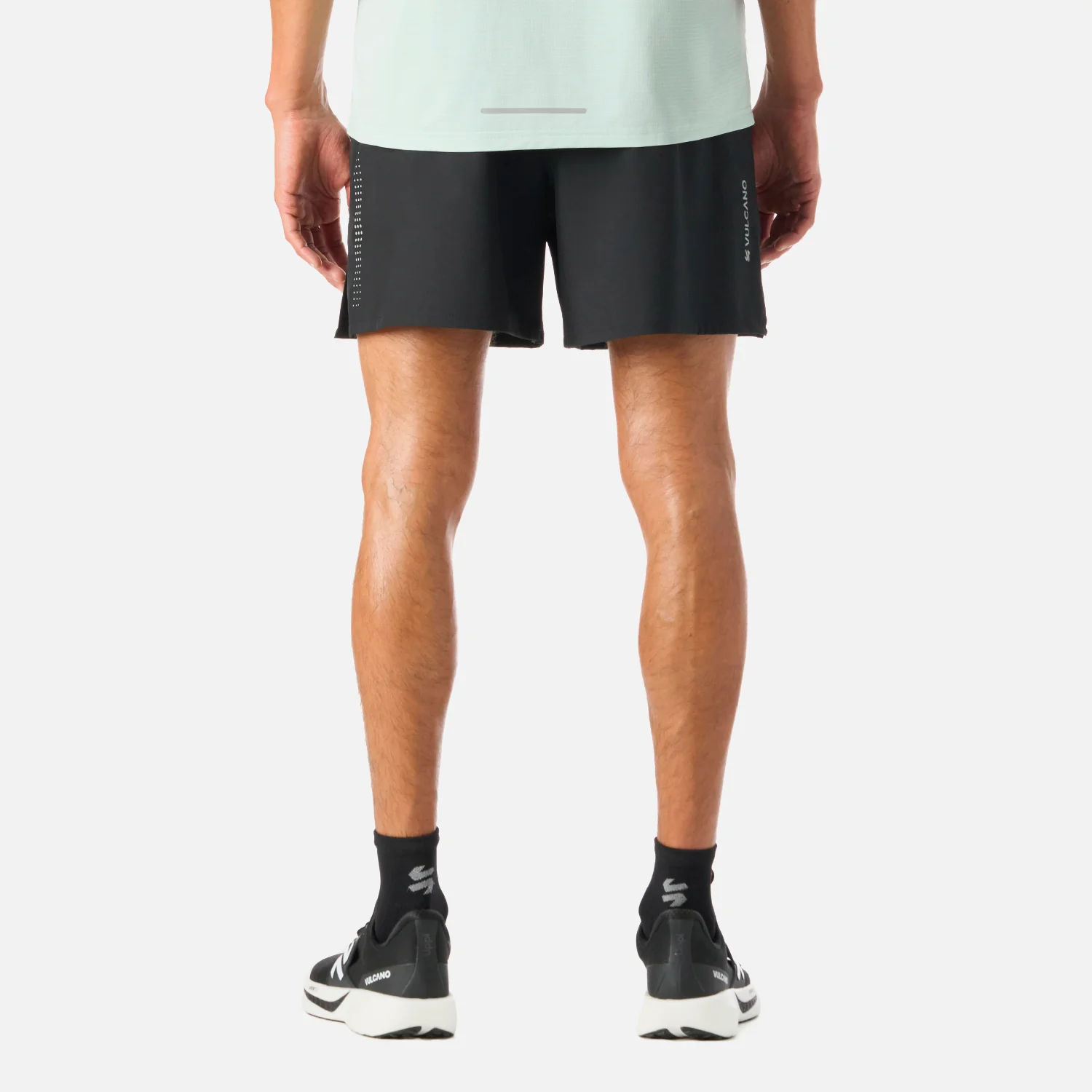 Shorts Hombre Tempo 5" Shorts Negro Vulcano - Image 4