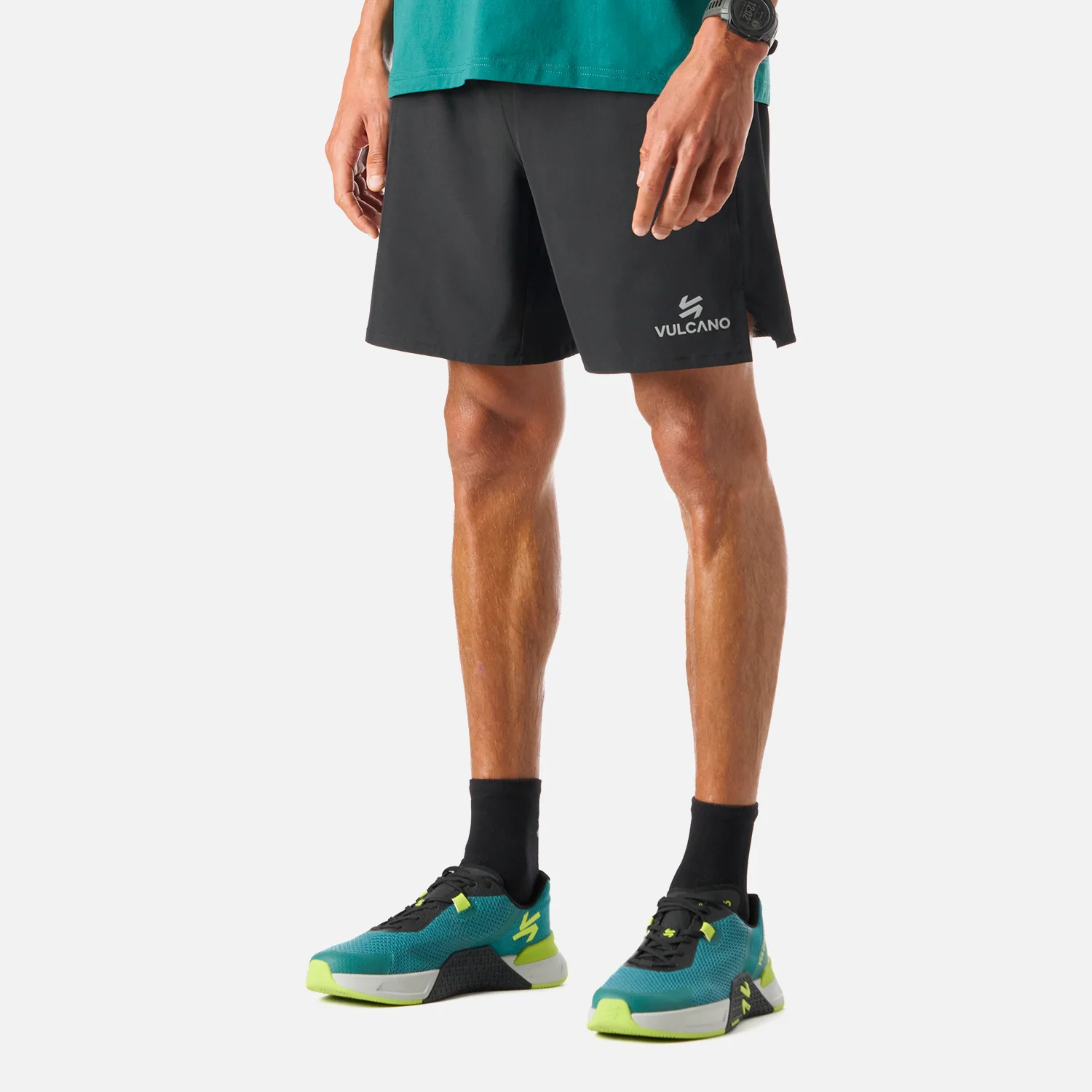 Shorts Hombre Tempo 7" Shorts Negro Vulcano - Image 2